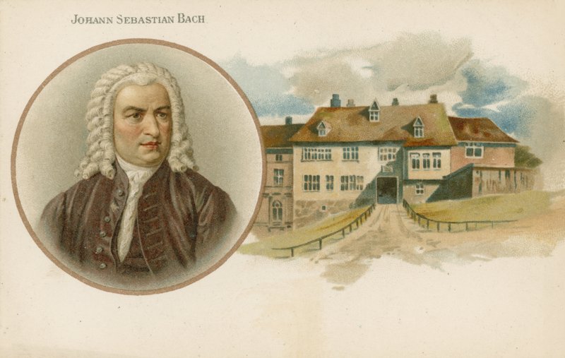 Johann Sebastian Bach , německý skladatel a hudebník od English School
