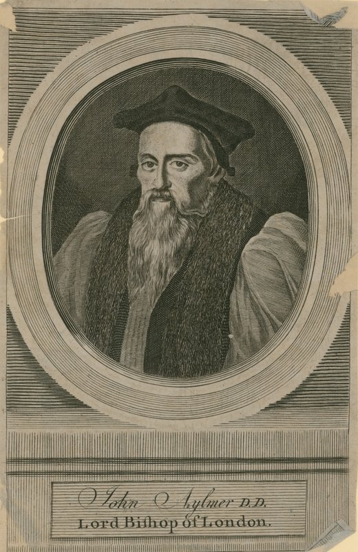 John Aylmer, lord biskup z Londýna od English School