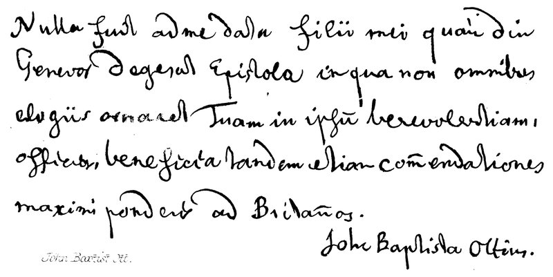 John Baptist Ott od English School
