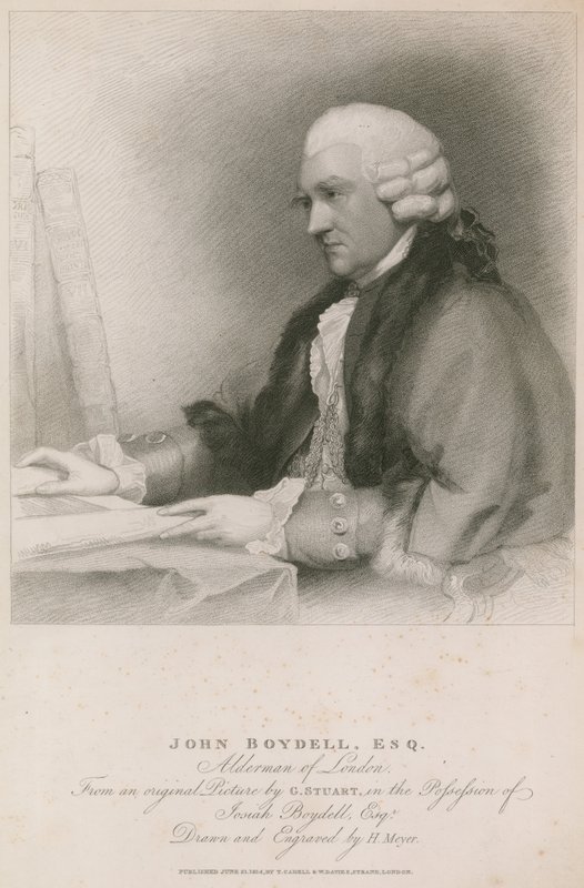 John Boydell, radní z Londýna od English School