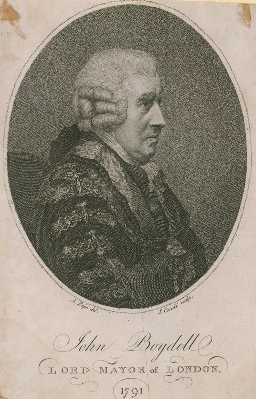 John Boydell, primátor Londýna 1785 od English School