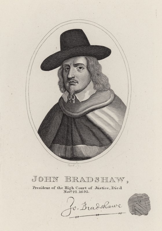 John Bradshaw (rytina) od English School
