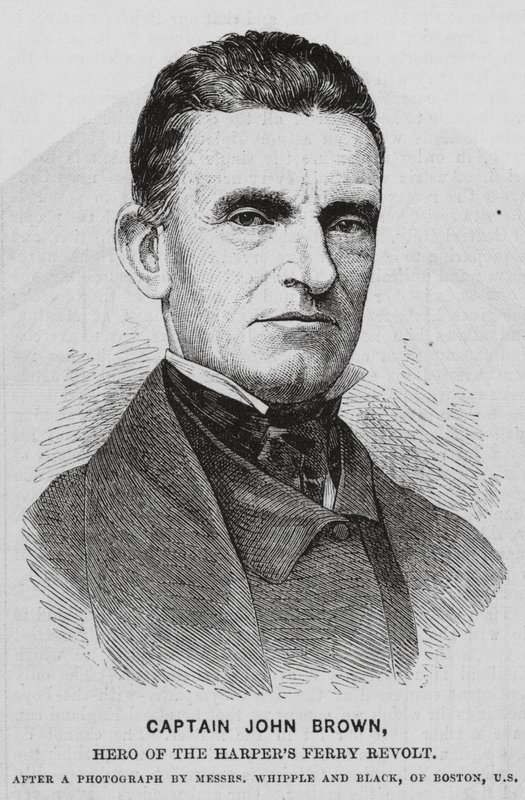 John Brown, americký abolicionista (rytina) od English School