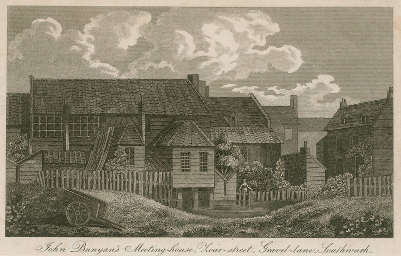 Zasedací dům Johna Bunyanse, Zoar Street, Gravel Lane, Southwark od English School