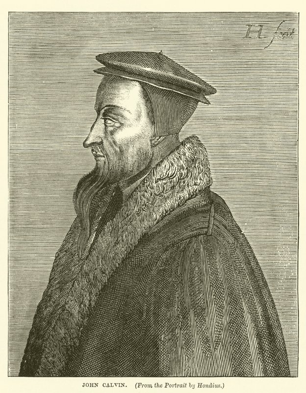 John Calvin (rytina) od English School