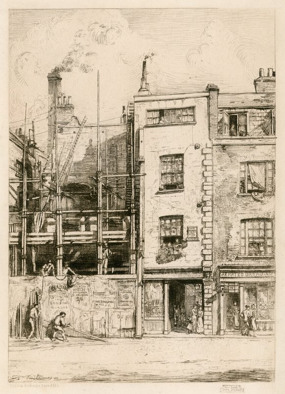 Dům Johna Drydense ve Fetter Lane od English School