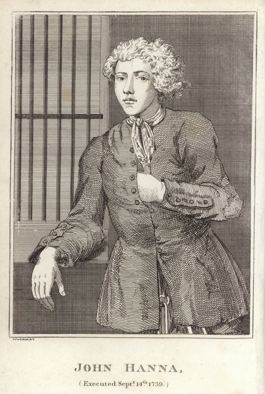 John Hanna, popraven 14. září 1739 od English School
