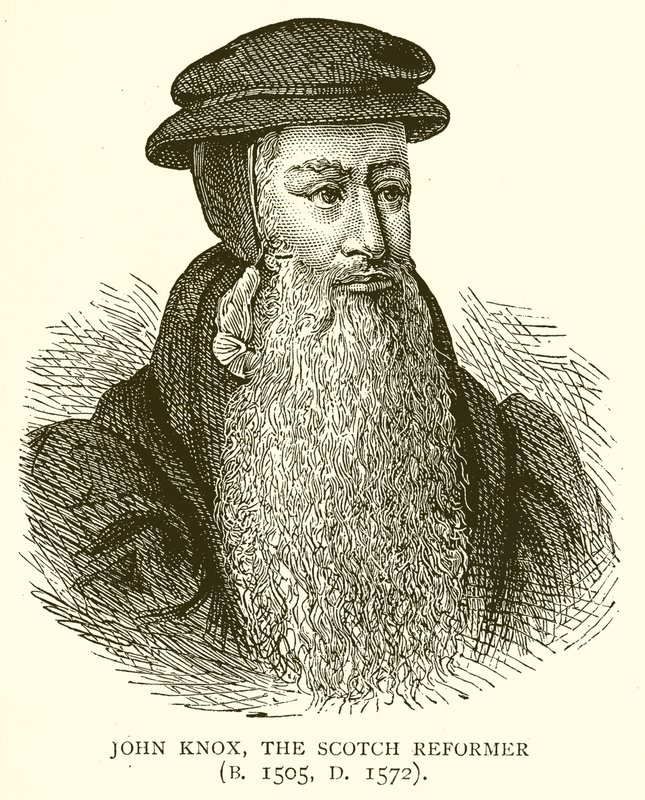 John Knox, skotský reformátor (B. 1505, D. 1572) od English School