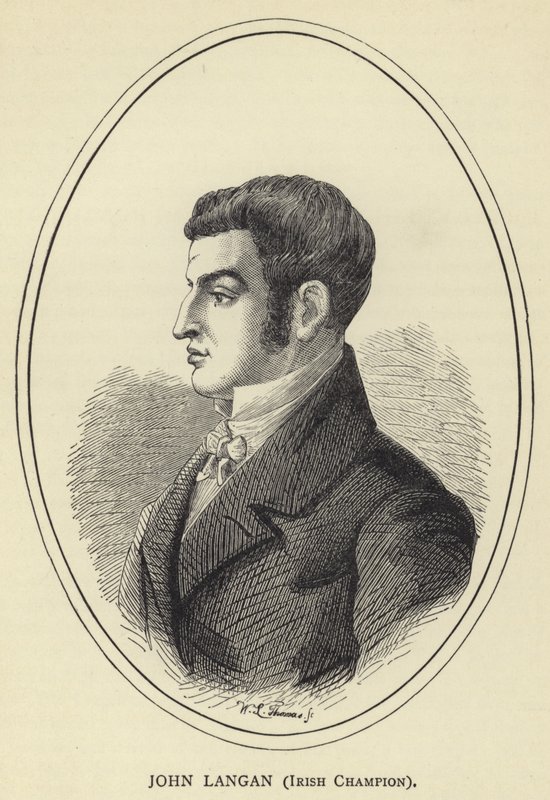 John Langan, irský šampion od English School