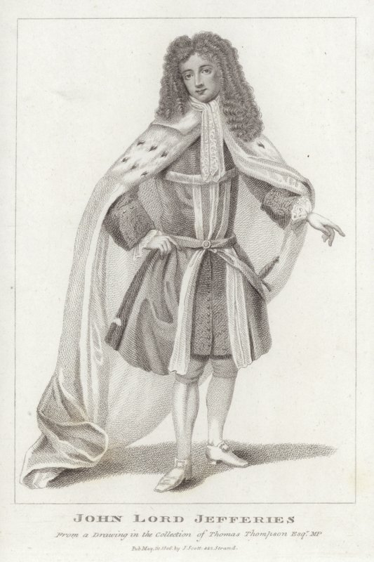 John Lord Jefferies (tehovaná rytina) od English School