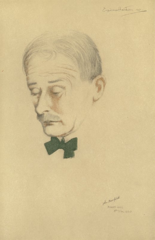 John Masefield , anglický básník od English School