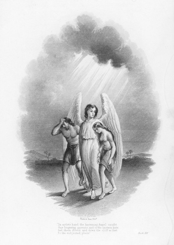John Milton, Ztracený ráj (rytina) od English School