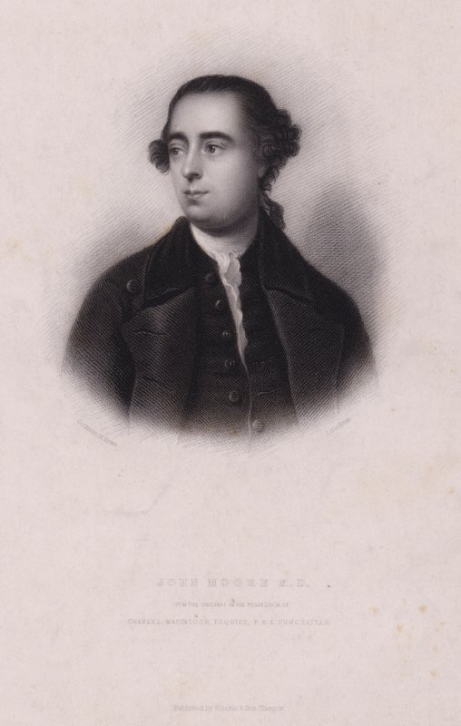 John Moore, skotský lékař (rytina) od English School