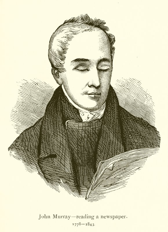 John Murray čte noviny od English School