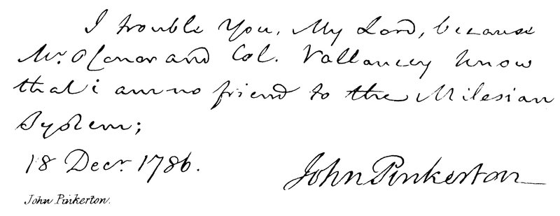 John Pinkerton od English School