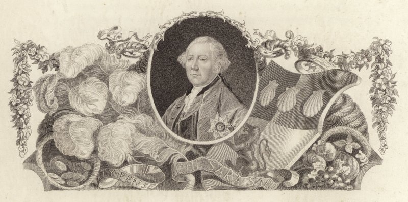 John Russell, 4. vévoda z Bedfordu, britský politik (rytina) od English School