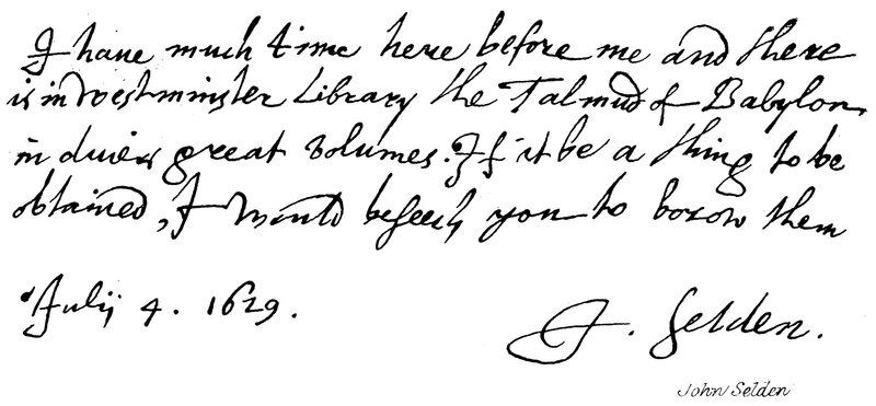 John Selden od English School