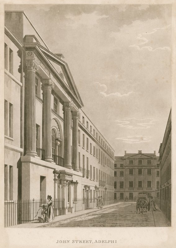 John Street, Adelphi, Londýn od English School