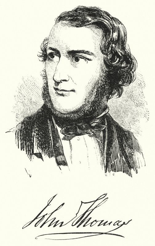 John Thomas, známý sochař a modelář (rytina) od English School