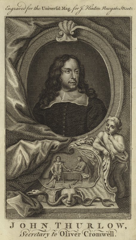 John Thurlow, tajemník Olivera Cromwella od English School