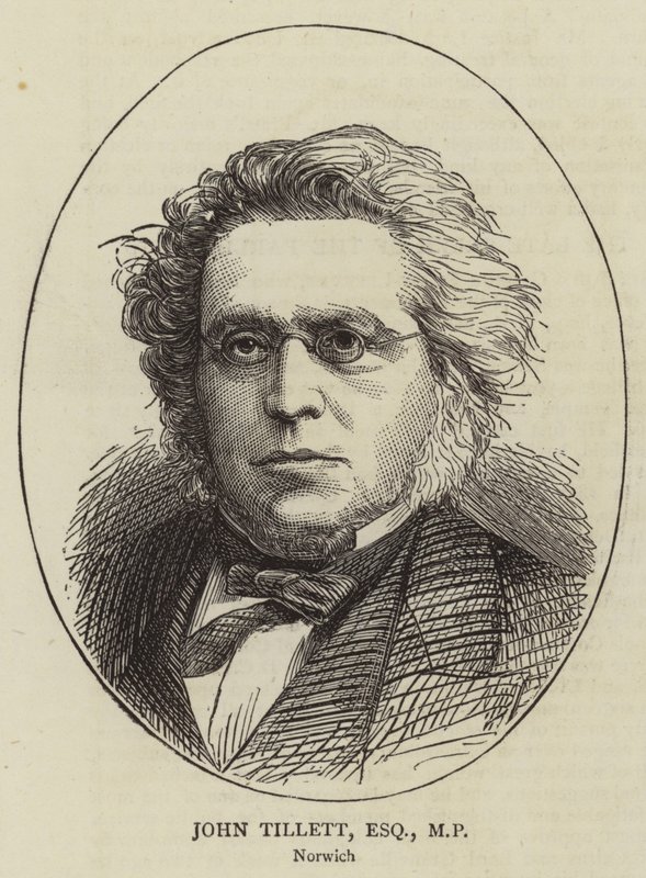 John Tillett, Esquire, MP (rytina) od English School
