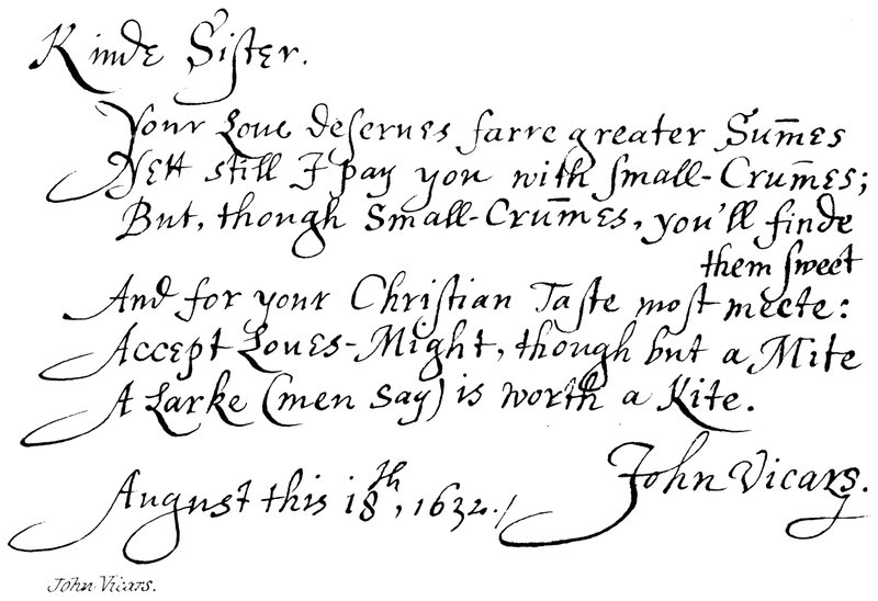John Vicars od English School
