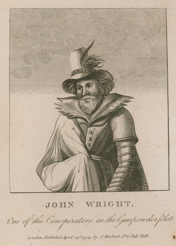 John Wright, jeden ze spiklenců v Spiknutí střelného prachu od English School