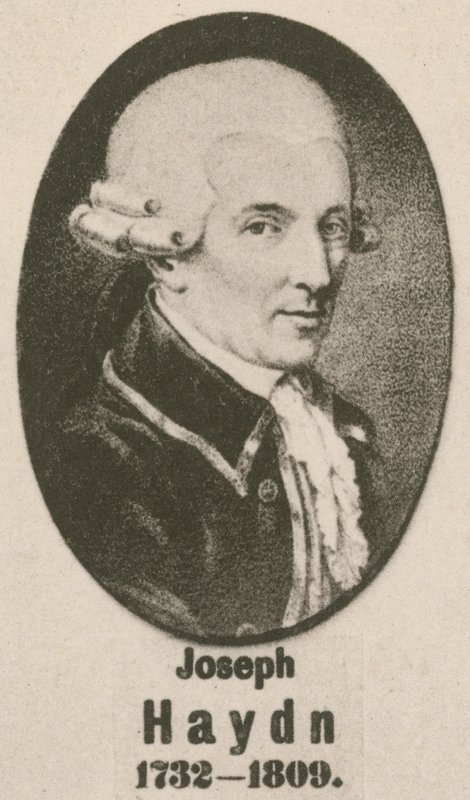 Joseph Haydn (rytina) od English School