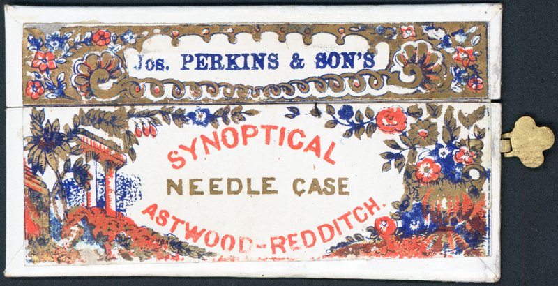 Synoptické pouzdro na jehlu Joseph Perkins & Sons od English School