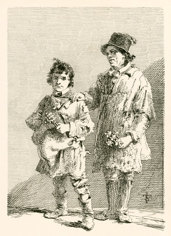 Joseph Thake a jeho syn, kteří vyráběli chrastící puzzle od English School