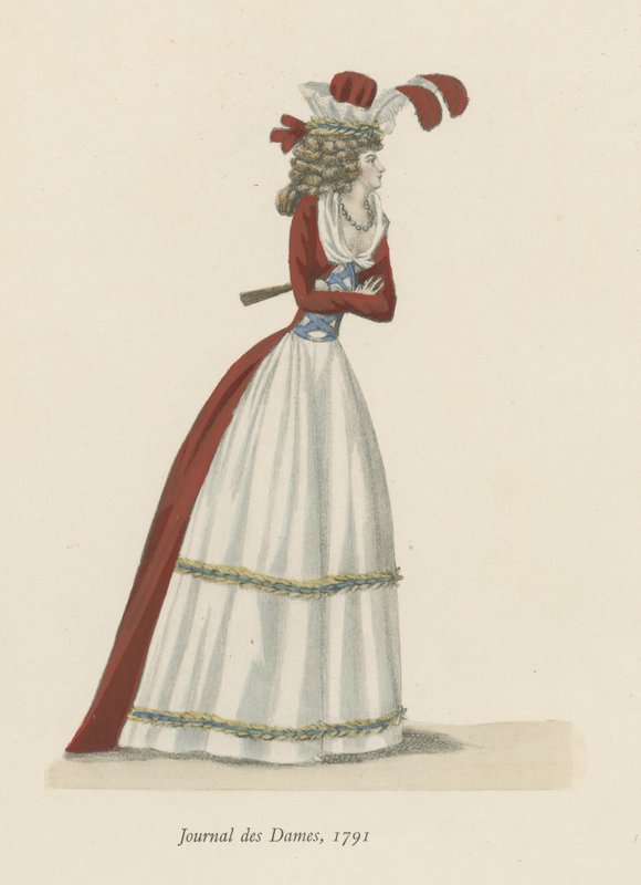 Dámský žurnál, 1791 od English School