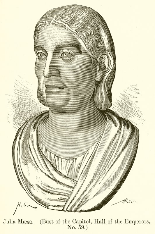 Julia Maesa. (Busta Kapitolu, Síň císařů, č. 59) od English School