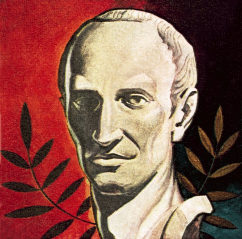 Julius Caesar, zavražděn na Ides března 44 př.nl od English School