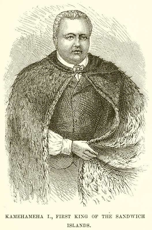 Kamehameha I, první král Sandwichových ostrovů od English School