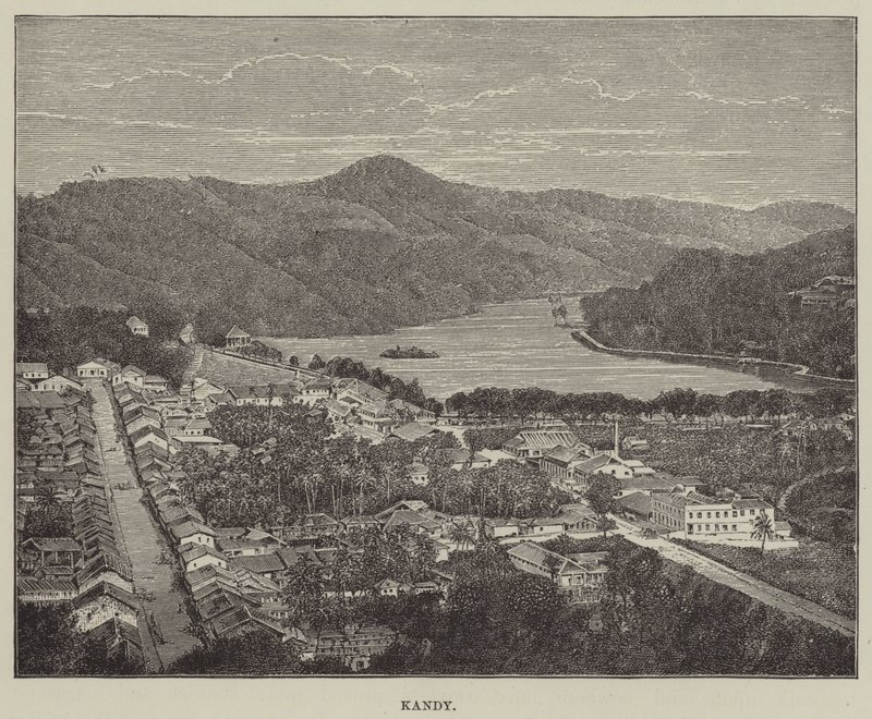 Kandy (rytina) od English School