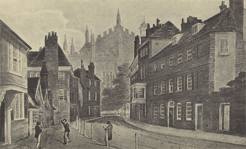 Keates Lane, 1816 (hlubotisk) od English School