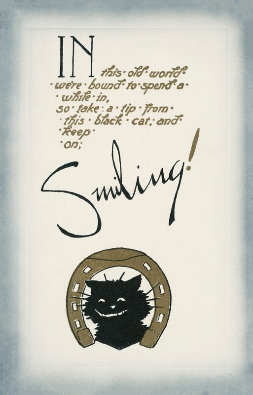 Keep on smiling (barevná litografie) od English School