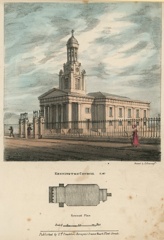 Kennington Church, Lambeth, Londýn od English School