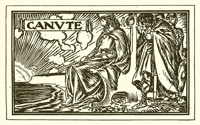Král Canute od English School