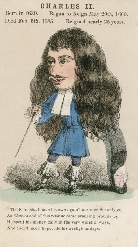 King Charles II (akvatinta) od English School