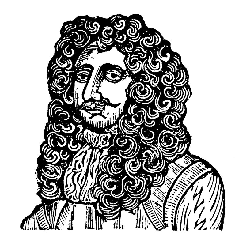 King Charles II (dřevořez) od English School