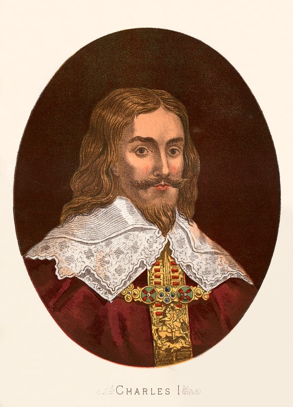 král Karel I od English School