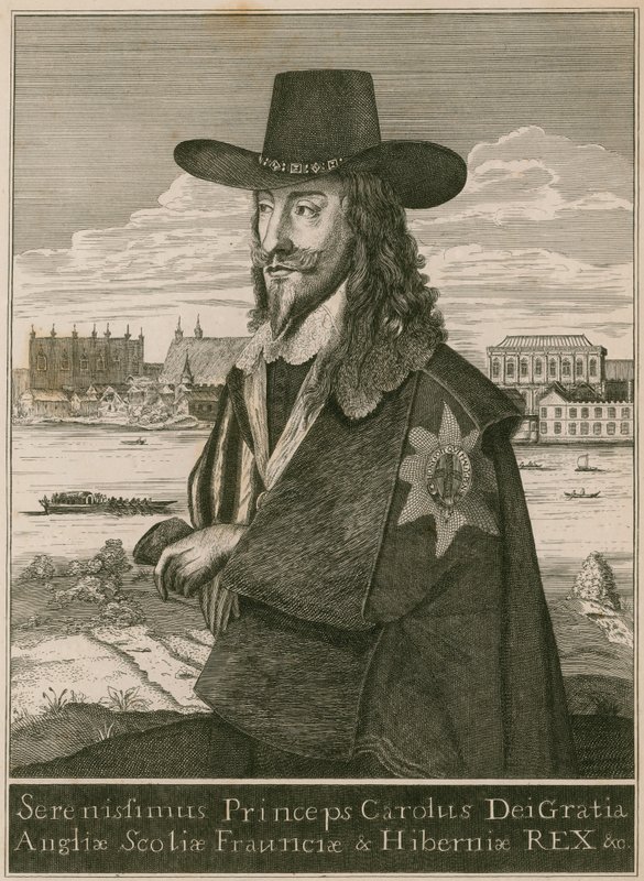 král Karel I od English School