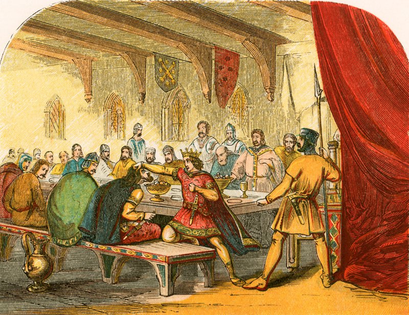 Král Edmund a lupiči od English School