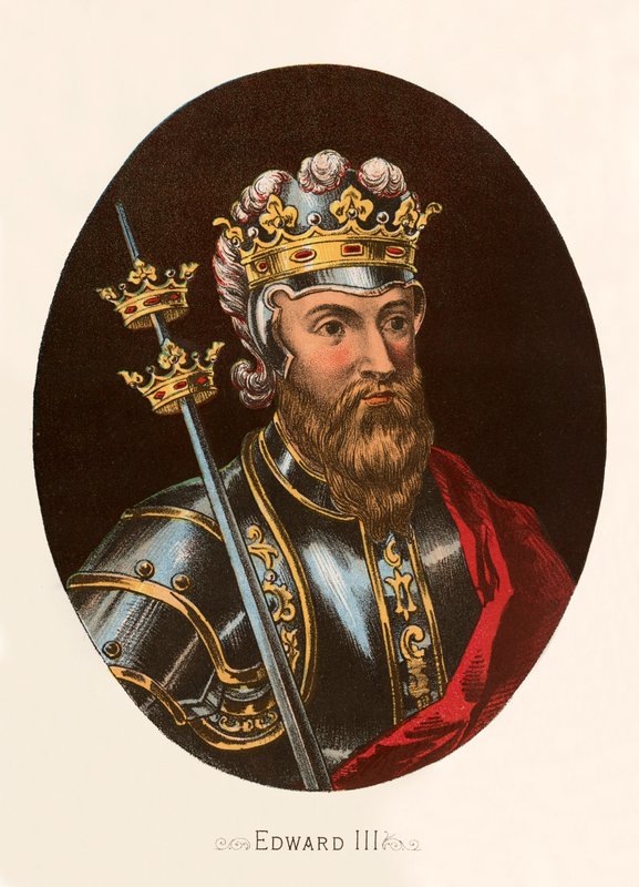 Král Edward III od English School