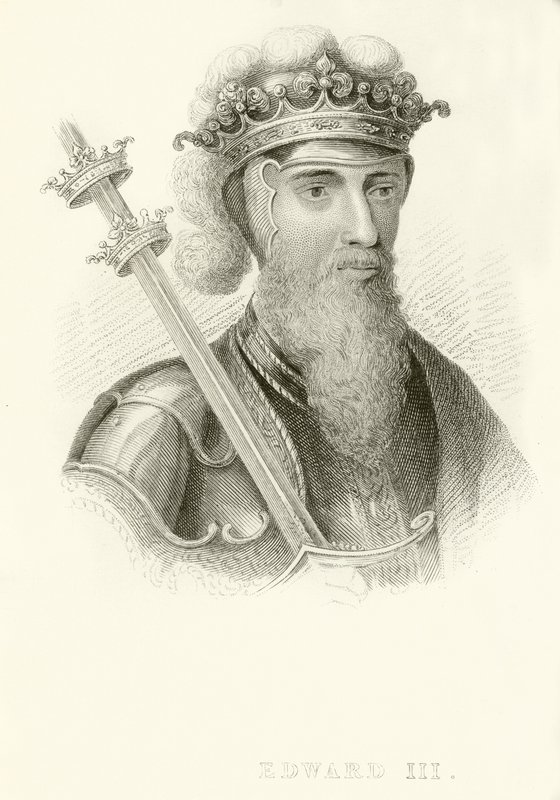 Král Edward III od English School