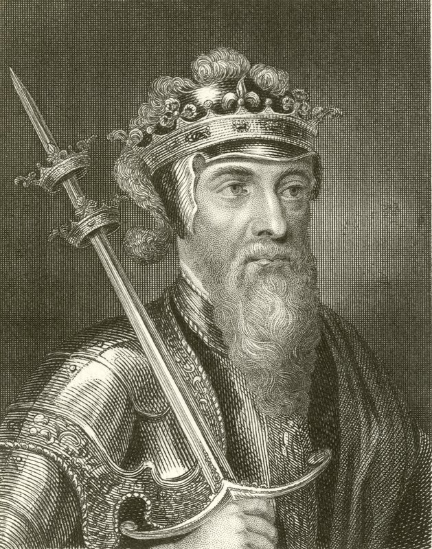 Král Edward III od English School