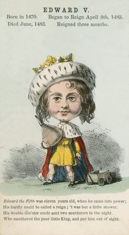King Edward V (akvatinta) od English School
