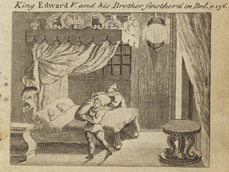 Král Edward V. a jeho bratr se dusili v posteli od English School