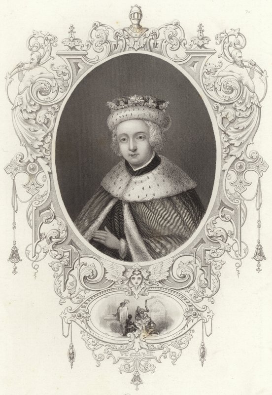 Anglický král Edward V od English School